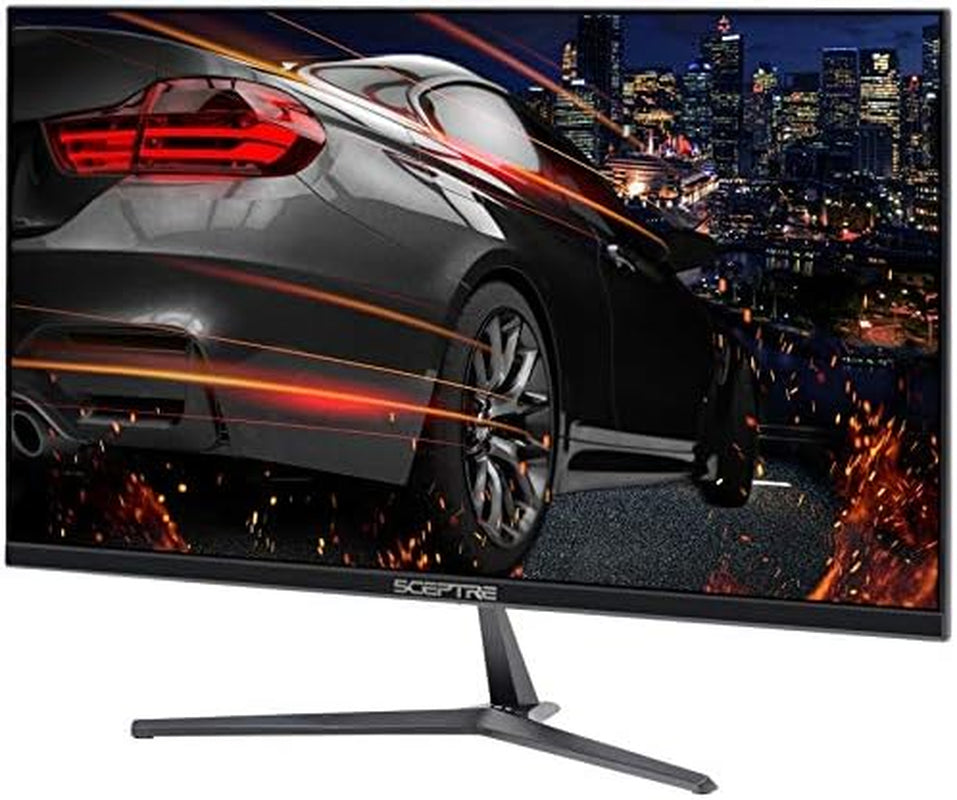 E255B-1658A 25" FHD 1080P 165Hz 144Hz 1Ms AMD Freesync Gaming LED Monitor 2X HDMI 2.0 1X Displayport RTS FPS Build-In Speakers, Machine Black, Metallic Black