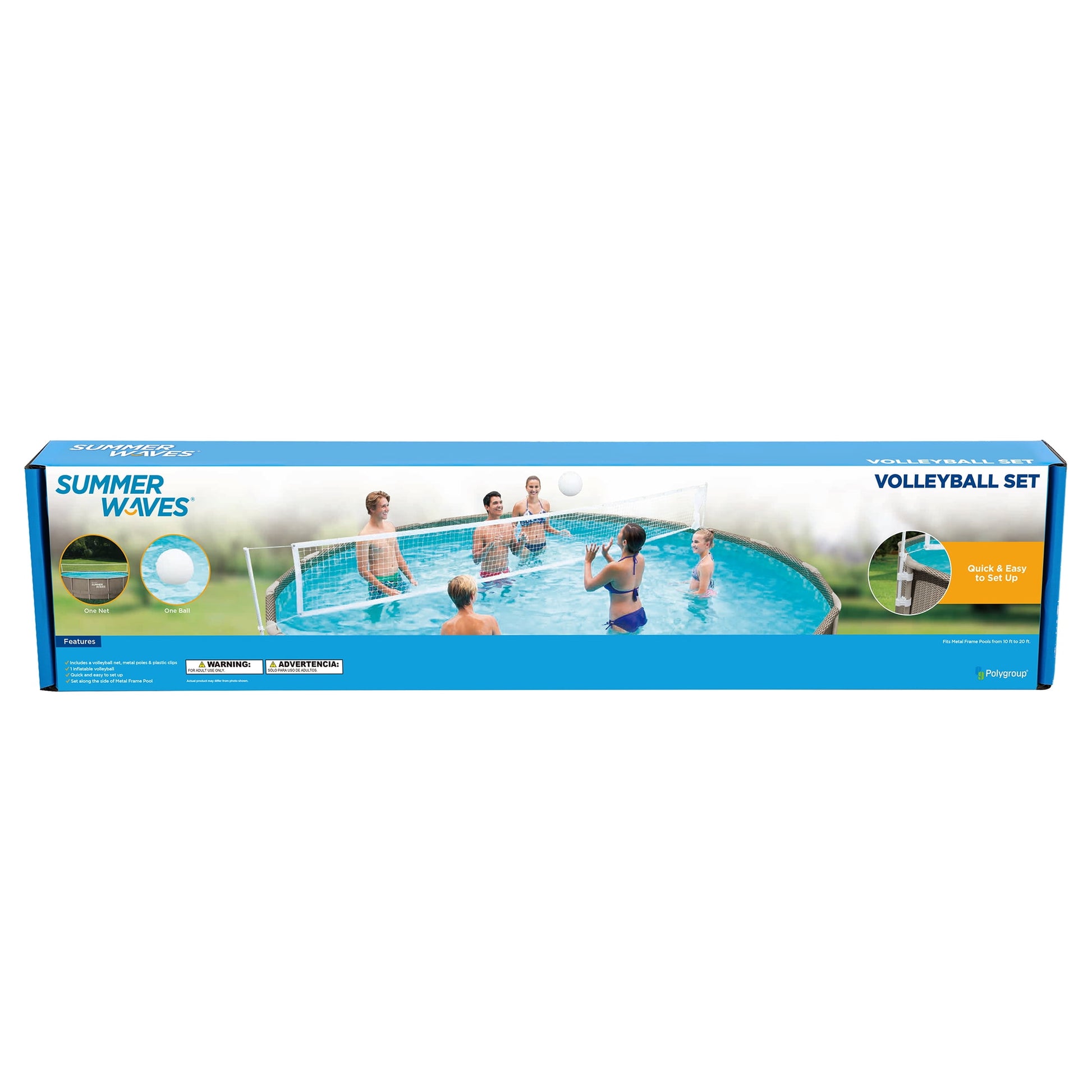 Volleyball Set, for Frame Pools, Adults, Unisex