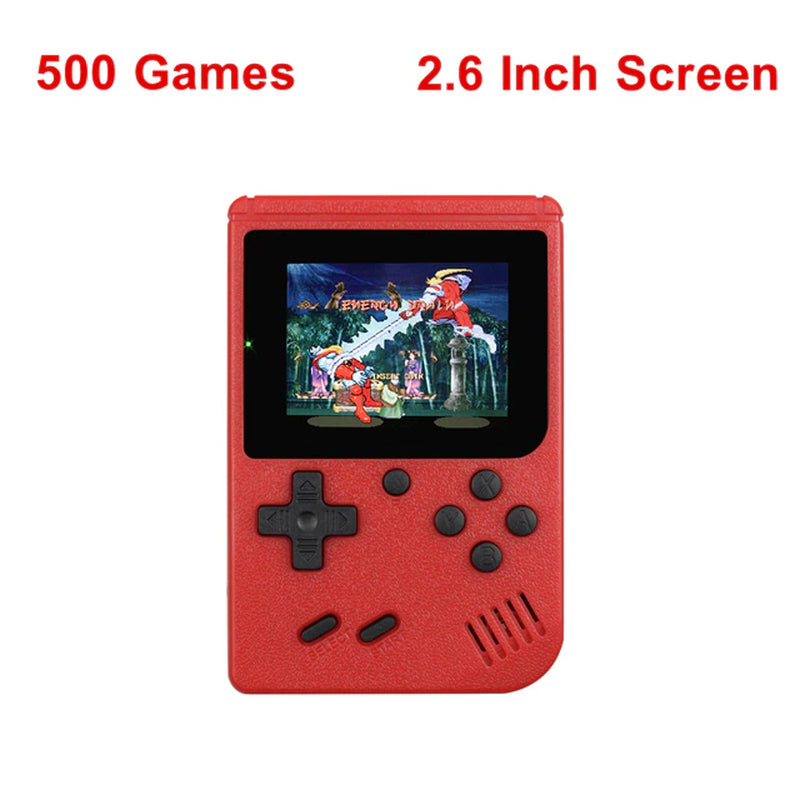 Portable Retro Mini Video Game Console 8-Bit Handheld Game Player Built-In 500 Games AV Out Game Console Gameboy Videojuego