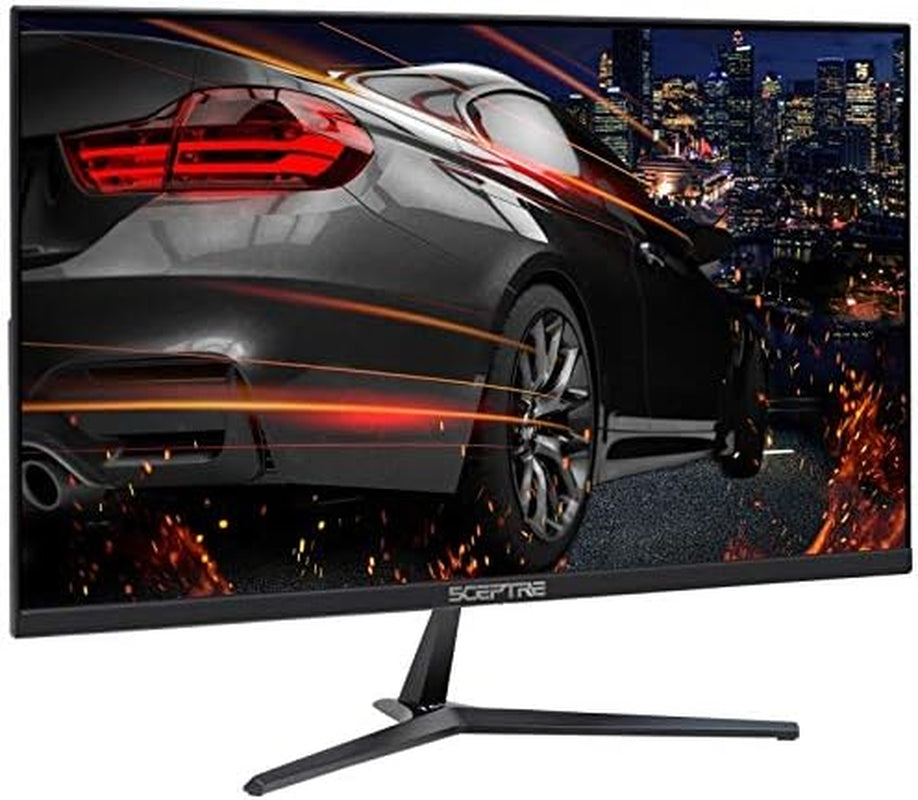 E255B-1658A 25" FHD 1080P 165Hz 144Hz 1Ms AMD Freesync Gaming LED Monitor 2X HDMI 2.0 1X Displayport RTS FPS Build-In Speakers, Machine Black, Metallic Black